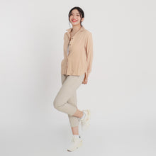 Load image into Gallery viewer, Soft Long Sleeves Blouse - Mocha
