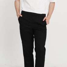 Load image into Gallery viewer, Cotton Pull-on Pants - Black
