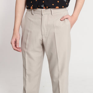 Easy Ankle Trousers | Beige