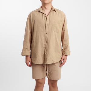 Ultra Linen Shorts - Khaki