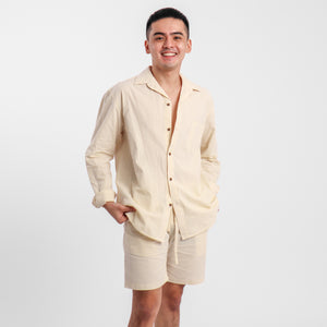Ultra Linen Shorts - Cream