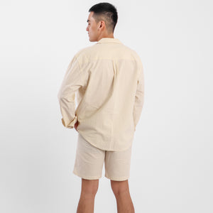 Ultra Linen Shorts - Cream