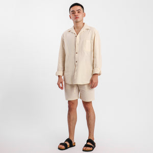 Ultra Linen Shorts - Cream