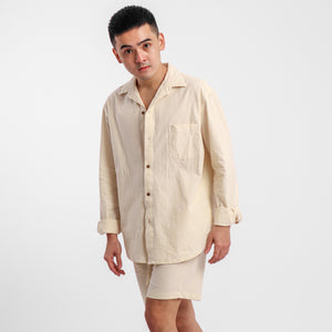 Ultra Linen Shorts - Cream