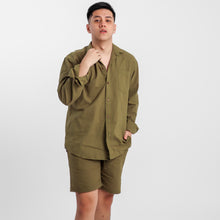 Load image into Gallery viewer, Ultra Linen Long Sleeves - Army Green

