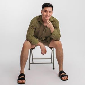 Ultra Linen Long Sleeves - Army Green