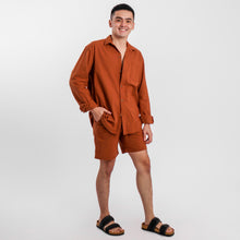 Load image into Gallery viewer, Ultra Linen Shorts - Rust
