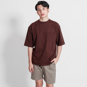 Oversized Campus Shirt | Dark Brown