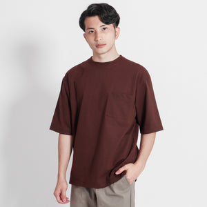 Oversized Campus Shirt | Dark Brown