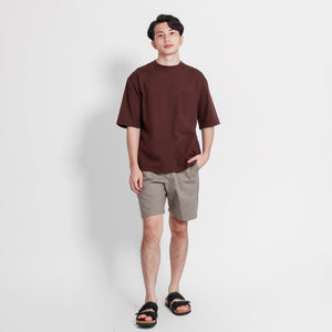 Oversized Campus Shirt | Dark Brown