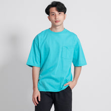 Load image into Gallery viewer, Oversized Campus Shirt | Aqua

