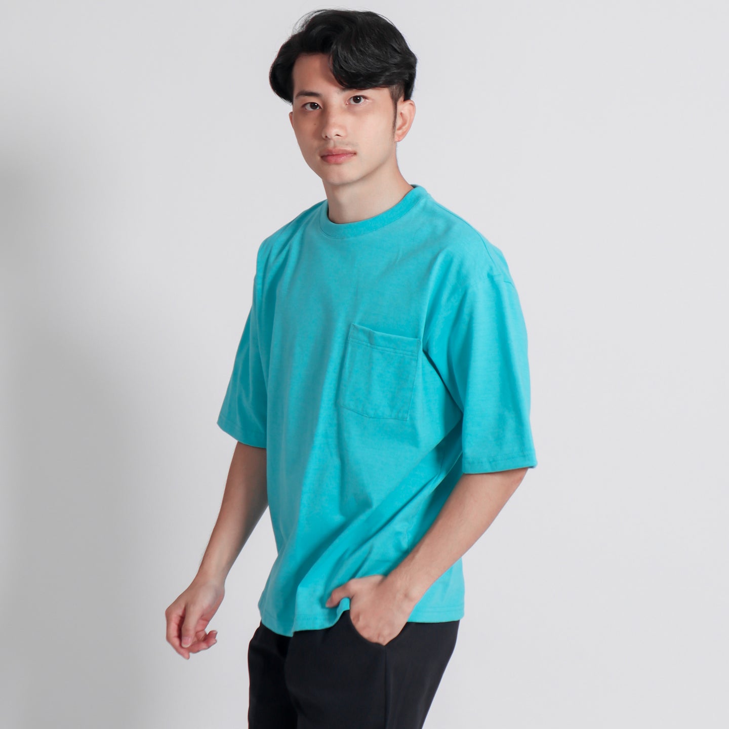 Oversized Campus Shirt | Aqua