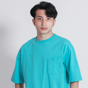 Oversized Campus Shirt | Aqua