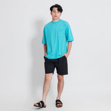 Load image into Gallery viewer, Oversized Campus Shirt | Aqua
