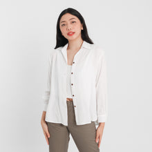Load image into Gallery viewer, Soft Long Sleeves Blouse - White
