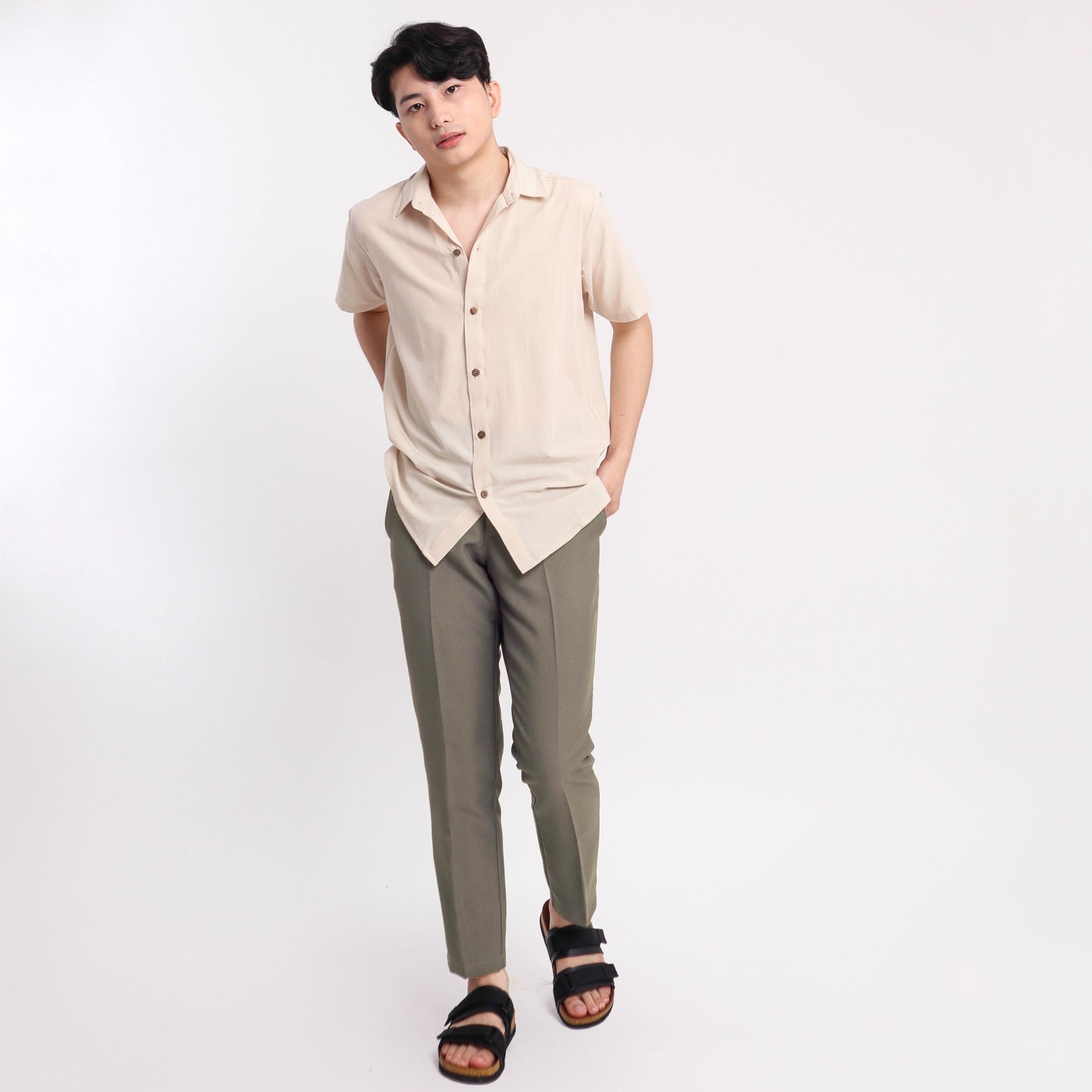 Easy Ankle Trousers | Gray